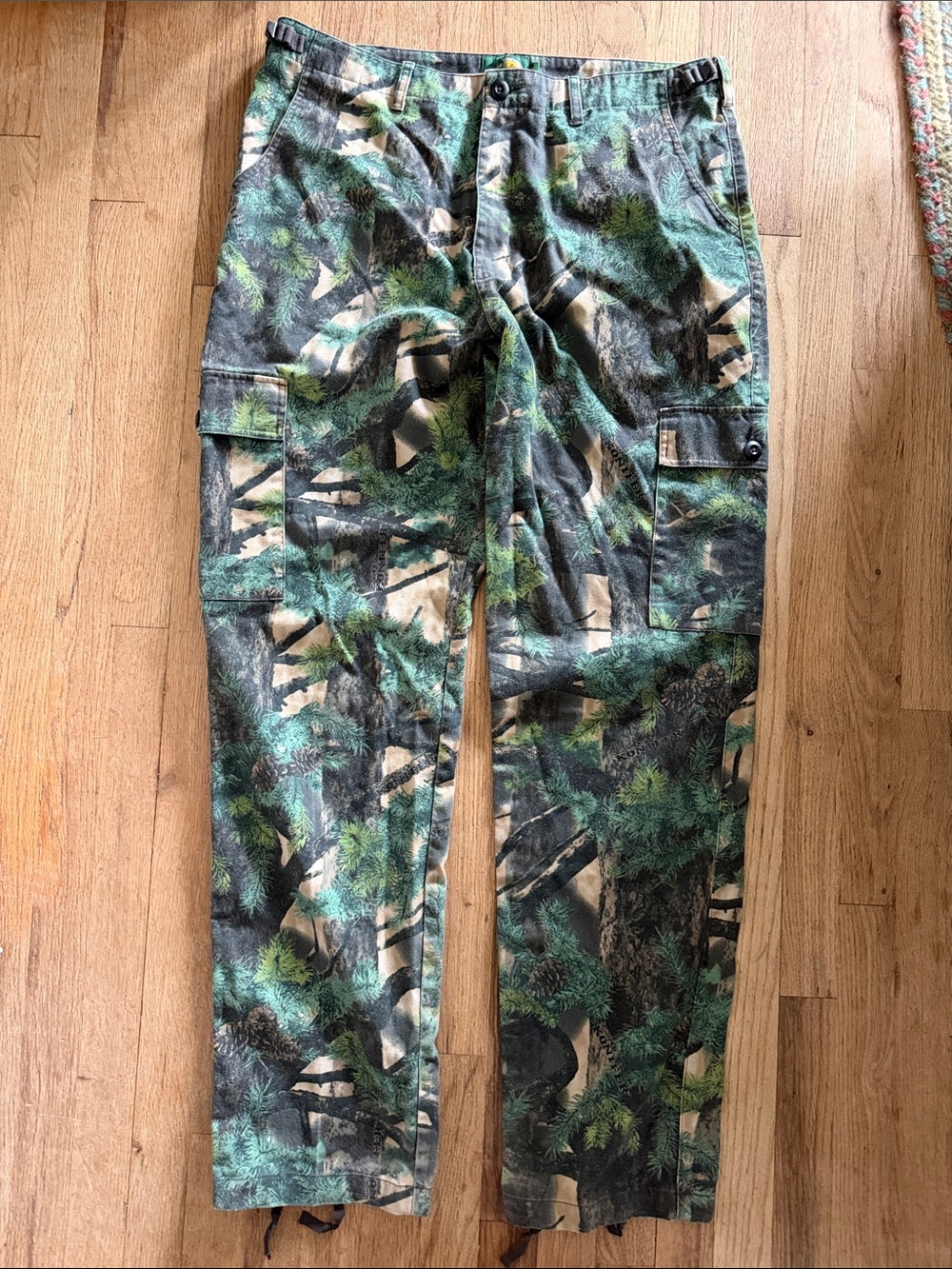 Vintage Cabela's Seclusion 3D Konifer Camo Cargo Pants Hunting Gorpcore 38 Tall